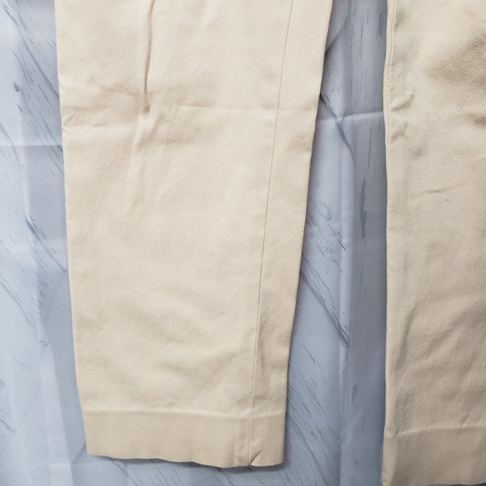 Lauren Ralph Lauren Tan Straight Leg Preppy Classic Chinos Size 8P - Picture 2 of 10